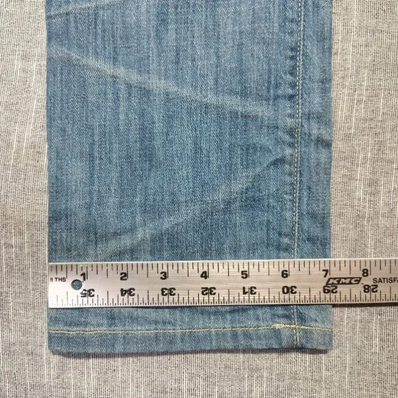 Robin's Jean Blue Straight Leg Jeans with Gold Accents - Picture 7 of 15